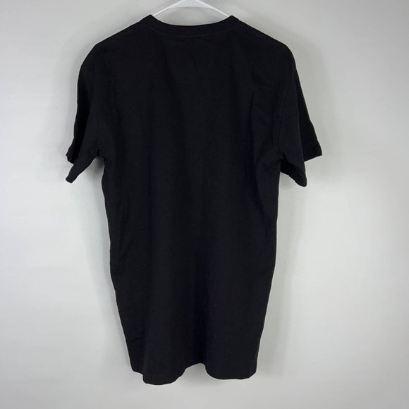 Gutter Cat Gang Mens Graphic T-Shirt Black White Spell Out Crew Cotton Tee M New - Picture 2 of 9